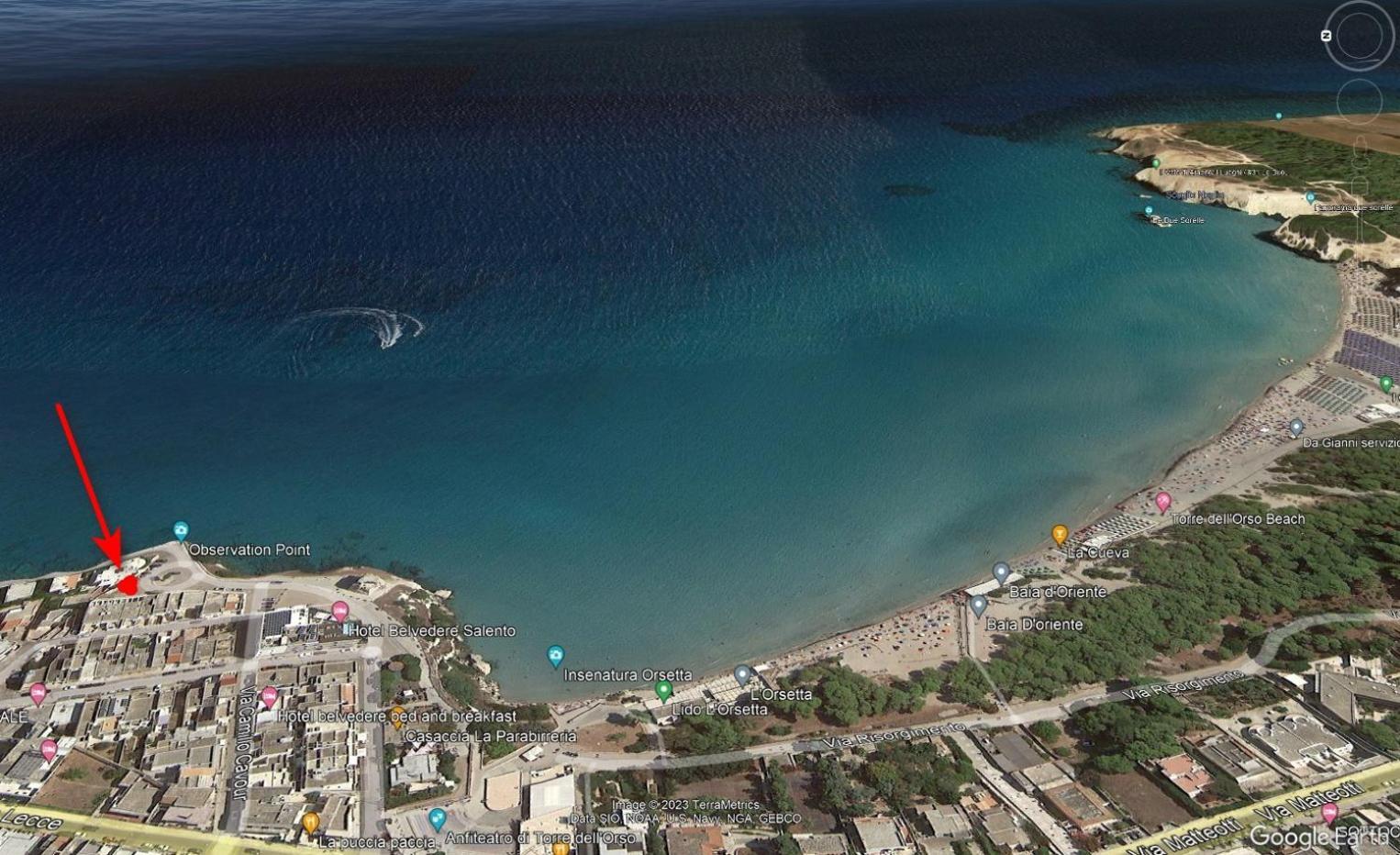 Вилла Terrazza Sul Mare Торре дель'Орсо Экстерьер фото